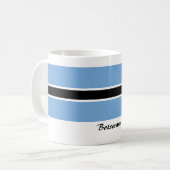Tasse de drapeau du Botswana (Devant gauche)