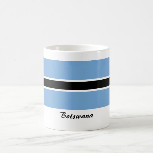 Tasse de drapeau du Botswana (Centre)