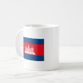 Tasse de drapeau du Cambodge (Devant gauche)
