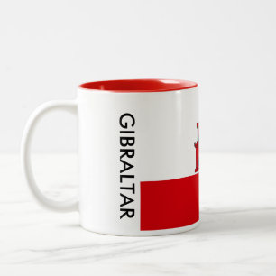 Tasse de drapeau du Gibraltar