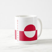 Tasse de drapeau du Groenland (Devant droit)