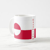 Tasse de drapeau du Groenland (Devant gauche)