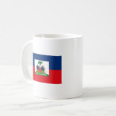 Tasse de drapeau du Haïti (Devant gauche)