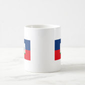 Tasse de drapeau du Haïti (Centre)
