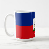 Tasse de drapeau du Haïti (Gauche)