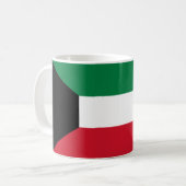 Tasse de drapeau du Kowéit (Devant gauche)