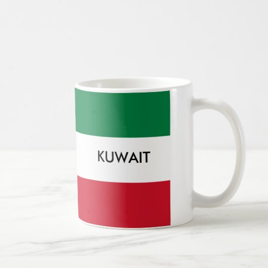 Tasse de drapeau du Kowéit (Droite)