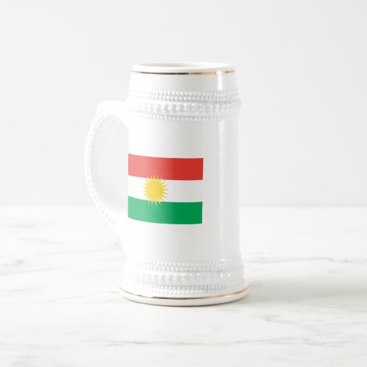 Tasse de drapeau du Kurdistan (Devant gauche)