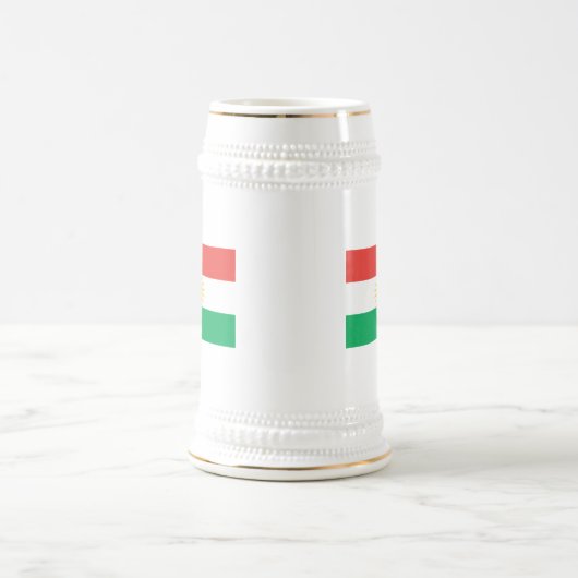 Tasse de drapeau du Kurdistan (Centre)