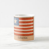 Tasse de drapeau du Libéria (Centre)