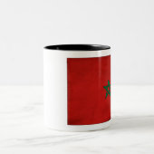 Tasse de drapeau du Maroc (Centre)