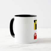 Tasse de drapeau du Maryland (Devant gauche)