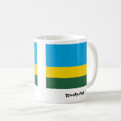 Tasse de drapeau du Rwanda (Devant droit)