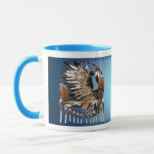 Tasse de Dreamcatcher de faucon de vol (Gauche)