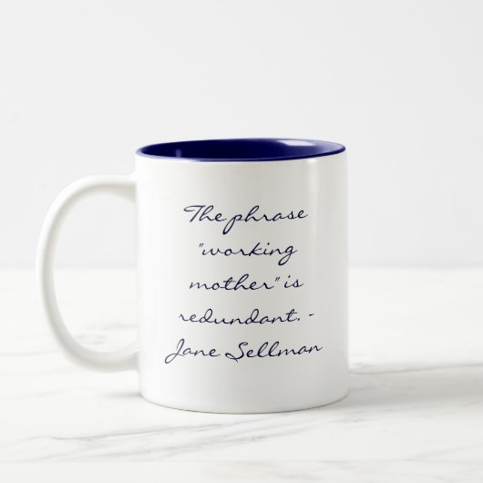 TASSE de Drinkware de citation de mère de (Gauche)
