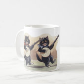 Tasse de duo de chat (Devant gauche)
