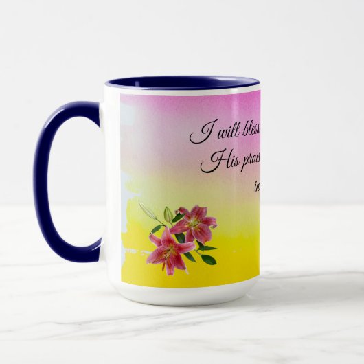 Tasse de "éloge" (Gauche)