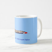 Tasse de F-100 de Thunderbirds (Devant droit)