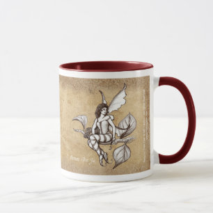 Tasse de Fae d'arbre d'automne