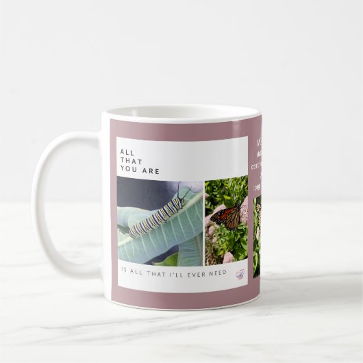 TASSE DE FAIT DE PAPILLON DE MONARQUE (Gauche)