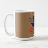 Tasse de faits intéressants sur l'État du Texas (Gauche)