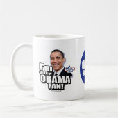 Tasse de fan d'Obama (Gauche)