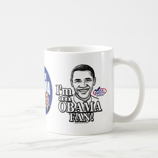 Tasse de fan d'Obama (Droite)