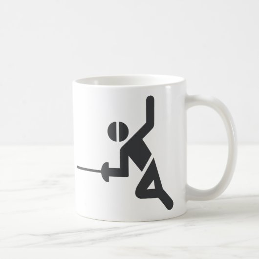 Tasse de fantaisie avec clôturer le symbole (Droite)