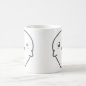 Tasse de fantôme qui cligne de l'œil Kawaii (Centre)