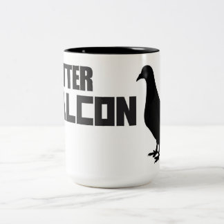Tasse de faucon de gouttière