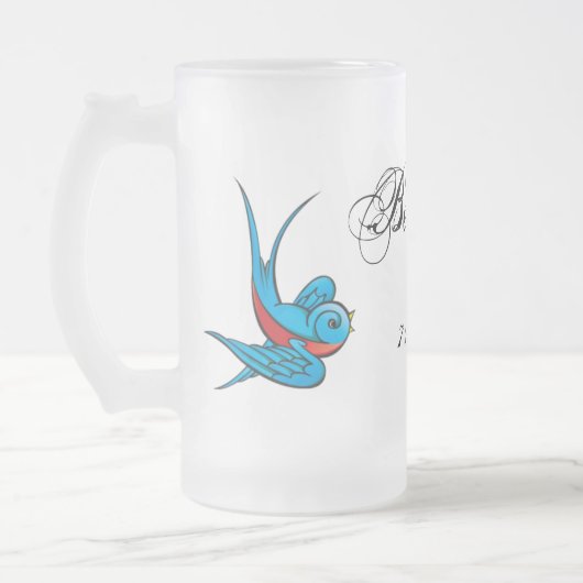 Tasse de faveur de mariage de BestMan d'hirondelle (Gauche)