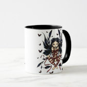 Tasse "de fée foncée de ruban" (Devant droit)