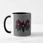 Tasse "de fée noire d'orchidée" (Gauche)