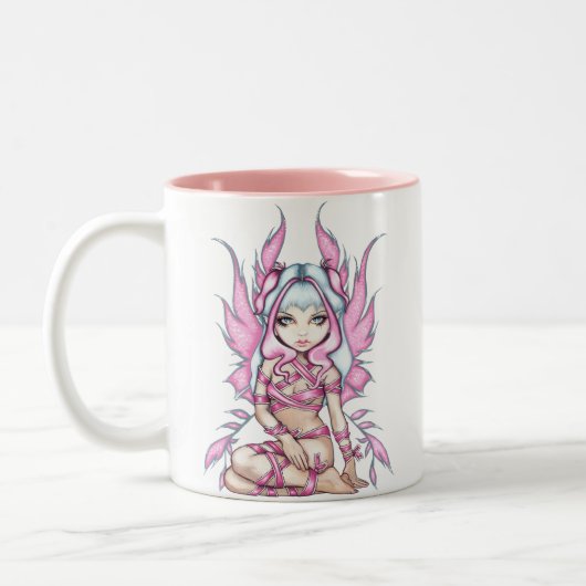 Tasse "de fée rose de ruban" (Gauche)
