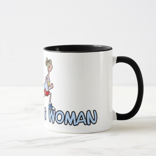 tasse de femme de marathon (Droite)