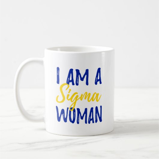 Tasse de femme de sigma (Gauche)
