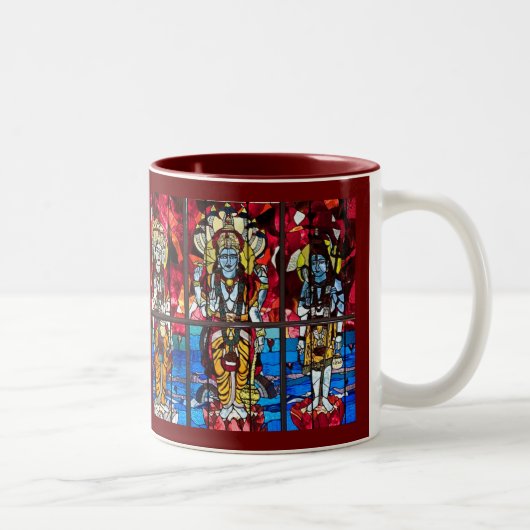 Tasse de fenêtre en verre teinté de trinité (Droit)