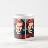 Tasse de "fer" de Margaret Thatcher (Centre)
