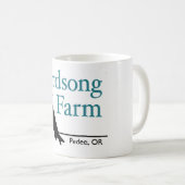 Tasse de ferme de chant d'oiseau - hirondelle (Devant droit)