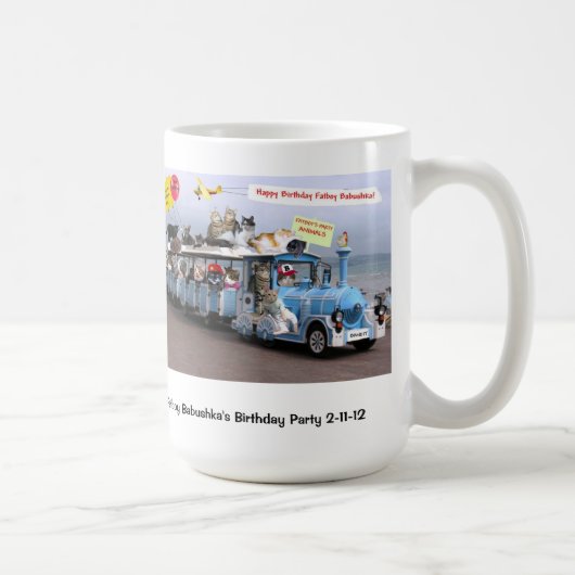 Tasse de fête d'anniversaire de Fatboy (Droite)
