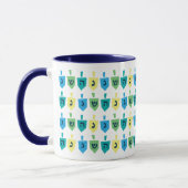 Tasse de fête de Hanoukka dreidel (Gauche)