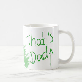 Tasse de fête des pères "qui est le papa "