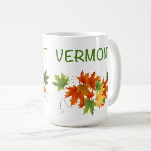 Tasse de feuillage du Vermont (Devant droit)