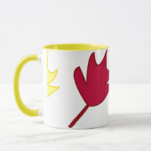 Tasse de feuille d'automne (Gauche)