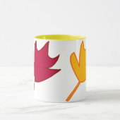Tasse de feuille d'automne (Centre)