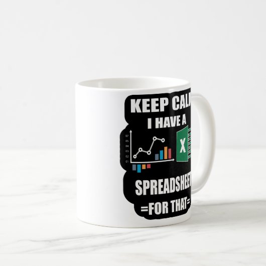 Tasse De Feuille, Raccourci De Mug Excel, Excel De (Devant droit)
