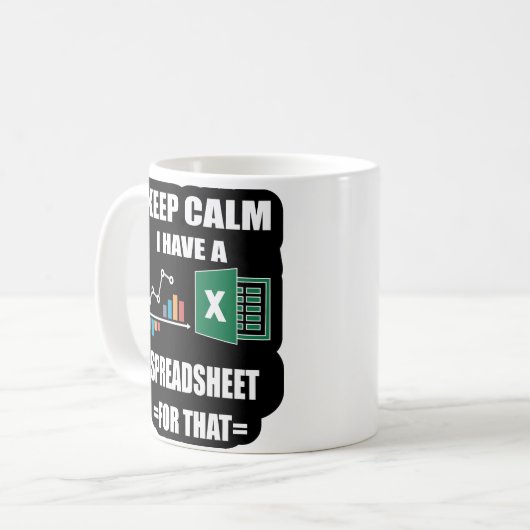 Tasse De Feuille, Raccourci De Mug Excel, Excel De (Devant gauche)