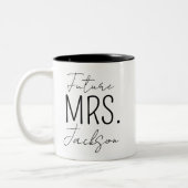 Tasse de fiançailles Future Mrs Mug, tasses Mr et (Gauche)