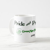 Tasse de fierté et de préjudice (Devant gauche)