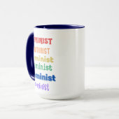 tasse de fierté féministe (Devant gauche)